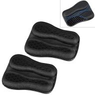 2x motorsykkelsetepute TPE gel Tourtecs AC3 komfort gelpute svart sammenleggbar