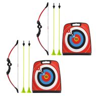 2x bueskytingssett for barn Cranit BS1 mål med bue