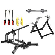 Dekkskiftersett med balanseringsstativ, monteringsverktøy, adapter/balanseringsadapter ConStands svart passer til Ducati 748 95-04
