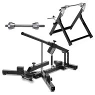 Dekkskifter 12-21" sett med balanseringsstativ egnet for motorsykkeldekk ConStands svart + adapter/balanseringsadapter egnet for Ducati 748 95-04