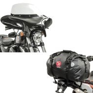 Sett: Batwing fairing egnet for choppere og spesialsykler med frontrute + halebag Drybag XF60 vanntett volum 60l