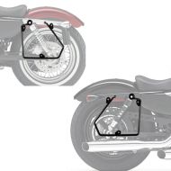 Sett: veskeholder egnet for Harley Davidson Sportster 95-15 venstre spacer SHL Craftride + veskeholder egnet for Harley Davidson Sportster 95-15 høyre spacer SHL Craftride