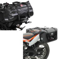 Sett: salvesker vanntett RB25 med rullelukking + halebag Drybag XB50 vanntett volum 50l