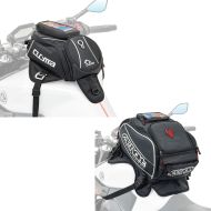 Sett: Magnet tankbag utvidbar TR8 med smarttelefonlomme 16-24 liter + Tankbag Magnet TR6 med mobiltelefonlomme