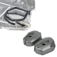 Sett: ventildeksel egnet for BMW R 1200 GS / Adventure 13-18 motordeksel + crashbar egnet for BMW R 1200 GS 13-18 Motoguard XL4 crashbar