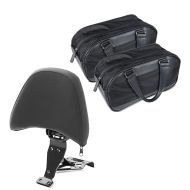 Set: Fahrer Sissybar für Honda Goldwing 1800 18-20 Rückenlehne + Koffer Innentaschen für Honda Goldwing 1800 18-21_1