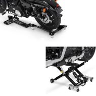 Set: Rangierhilfe für Seitenständer M2 Mover bis 400 kg von schwarz + Hebebühne Mid-Lift XL heber bis 500kg in schwarz_1