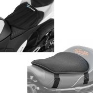 Sett: Gel setepute M universal komfortpute svart + gel setepute neopren L gel pute setetrekk i svart