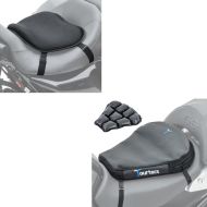 Sett: luftpute Air Deluxe M komfortsetepute i sort + gel setepute L komfortpute universal i svart