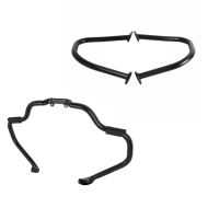 Sett: Crash bar Bart egnet for Indian Chief, Chieftain, Roadmaster 15-24 + bakre crash bar egnet for Indian Chief, Chieftain, Roadmaster 15-24