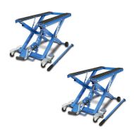 2x hydraulisk løft egnet for chopper / tilpasset sykkel Custom ConStands Midlift XL blått sparesett CB1249