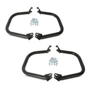 2x crashbars egnet for Harley Davidson Street 750/ Rod 15-20 Craftride SR1 svart sparesett
