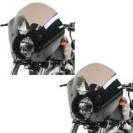 2x Gauntlet fairing MG4 egnet for Harley Davidson Dyna 95-05, Sportster 88-16 39mm gaffel Craftride økonomisett