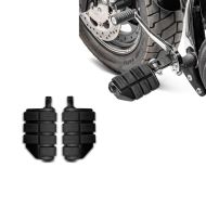 2x Fussrasten Fahrer-Sozius für Harley-Davidson Craftride FP14 schwarz matt Spar-Set_1