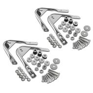 2x monteringssett for avtagbart tilbehør som passer for Harley Davidson Touring-modeller 97-08 Craftride økonomisett