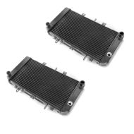 2x vannkjøler egnet for Kawasaki Z 750 04-06 radiatorkjøler sparesett