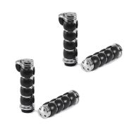 2x styrehåndtak 1" Craftride CG4 CNC aluminium egnet for Kawasaki Yamaha Suzuki Honda krom økonomisett