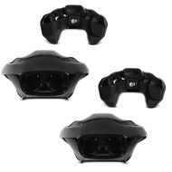 2x frontkledning innvendig og ytre egnet for Harley Davidson Road Glide/ Custom 98-13 svart Craftride sparesett