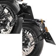 Sett: Sideskiltholder egnet for Harley Davidson Sportster 883 Iron 09-20 Craftride svart + Sideskiltholder L egnet til Harley Davidson Sportster 883 Iron 19-20 svart Craftride