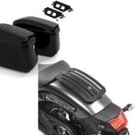 Sett: sidevesker egnet for Kawasaki Vulcan 15-24 med holder salveske Nevada + bagasjehylle egnet for Kawasaki Vulcan S / Café 15-24 Solo Rack L1