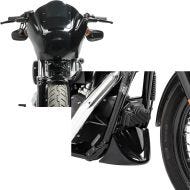 Sett: lampemaske MG8 egnet for Dyna Street Bob 06-17 lampebekledning + frontspoiler egnet for Dyna-modeller 06-17