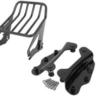Sett: Bagasjehylle W1 avtagbar egnet for Harley Davidson Touring-modeller 09-23 svart Craftride + 4-punkts monteringssett egnet for Harley Davidson Touring-modeller 2009-2013 svart Craftride