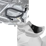 Sett: Crash bar egnet for BMW R 1250 GS 19-23 Motoguard L2 crash bar + håndbeskytter forlengelse egnet for BMW R 1250 GS 19-23 svart