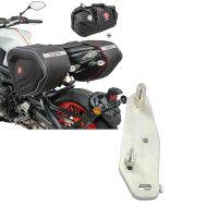 Set: Set Satteltaschen + Hecktasche für Yamaha MT-07 / Tracer 700 Bagtecs RF1-X60 + Adapterplatte für ConStands Power Yamaha MT-07/ Tracer 13-21_1