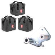 Set: Innentaschen für Aluminium Koffer + Topcase für BMW R 1200 GS/ Adventure 04-18 BAgtecs + Adapterplatte für ConStands Power BMW R 1200 GS 04-12_1