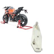 Sett: Enarms monteringsstativ sett egnet for KTM 1290 Super Duke R 14-23 motorsykkelstativ bak foran Constands CLR + adapterplate for ConStands Power egnet for KTM 1290 Super Duke R 20-23