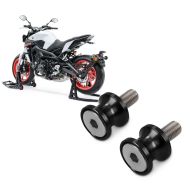 Sett: Motorsykkel monterings stativ sett Constands SBL motorsykkel stativ foran og bak + motorsykkel prisme socket racing adapter Motea Jerez M8 svart