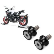 Sett: Motorsykkel monterings stativ sett Constands FB motorsykkel stativ foran og bak + motorsykkel prisme socket racing adapter Motea Jerez M8 svart