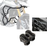 Sett: kollisjonsstang sett egnet for Triumph Tiger 900 / GT / Rally 20-23 topp og bunn crash bar + crash bar beskyttelse CP3 22-28mm egnet for Triumph Tiger 900 / GT Motoguard