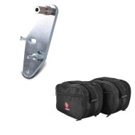 Sett: Adapterplate for ConStands Power BMW S 1000 XR 15-19 + veske innervesker som passer til BMW S 1000 XR 15-21 sideveske vesker Bagtecs