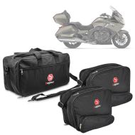 Sett med innervesker for sidevesker og original toppveske 49L egnet for BMW K 1600 GT / GTL 11-24 Bagtecs