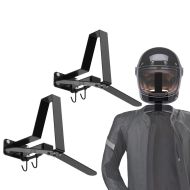 2x motorsykkel klesstativ XGP WH2 veggfeste hjelmholder svart sparesett