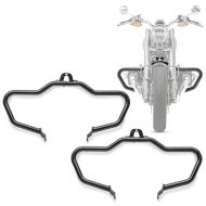 2x crashbars Bart egnet for BMW R 18 / Classic 20-24 motorbeskyttelsesstenger 38mm Craftride MV4 svart økonomisett