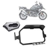 Sidestøttefotforlengelse egnet for BMW R 1250 GS / Adventure 19-24 + TFT-skjerm tyveribeskyttelse med solskjerm