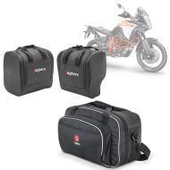 Innervesker som passer for originalt koffertsett + toppveske som passer til KTM 1290 Super Adventure R/S