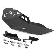 Motorbeskyttelse egnet for BMW F 850 GS / F 750 GS 18-20 Motoguard svart aluminium front spoiler undervogn beskyttelse