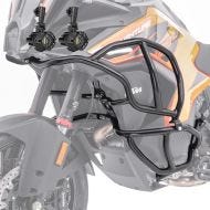 Sett med håndtak øverst og nederst + frontlykt egnet for KTM 1290 Super Adventure S / R 21-24 Motoguard svart L2