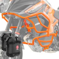 Sett med autovern + vesker egnet for KTM 1290 Super Adventure R / S 21-24 autovern topp bunn Motoguard orange X21
