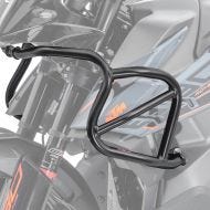 Overdel av kollisjonsstang passer til KTM 890 Adventure / R 21-22 beskyttelsesstang Motoguard CLM svart