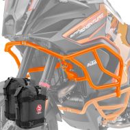 Sett med beskyttelsesstenger + vesker X21 egnet for KTM 1290 Super Adventure R / S 21-24 Motoguard svart