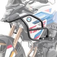 Øvre kollisjonsstang egnet for BMW F 900 GS 2024 tankbeskyttelsesstang Motoguard HG53 svart