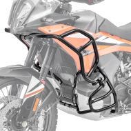 Crash bar sett egnet for KTM 790 / 890 Adventure / R 23-24 SH26 topp og bunn Motoguard crash bar svart