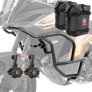 Sett med håndtak + ekstra frontlykter + håndtak bag egnet for KTM 1290 Super Adventure S / R 21-24 Motoguard KT27 svart