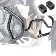 Sett med kollisjonsbøyler + beskytter egnet for Triumph Tiger 900 / GT / Rally 20-24 crashbars