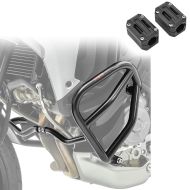 Sett med kollisjonsbøyler + beskytter egnet for Ducati Multistrada V4 / S 21- motorbeskyttelsesstang Motoguard D2