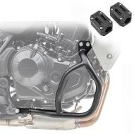 Sett med kollisjonsbøyler + beskytter egnet for Honda Transalp XL 750 23-24 motorbeskyttelse Motoguard SG24